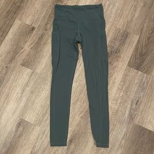 Army green leggings